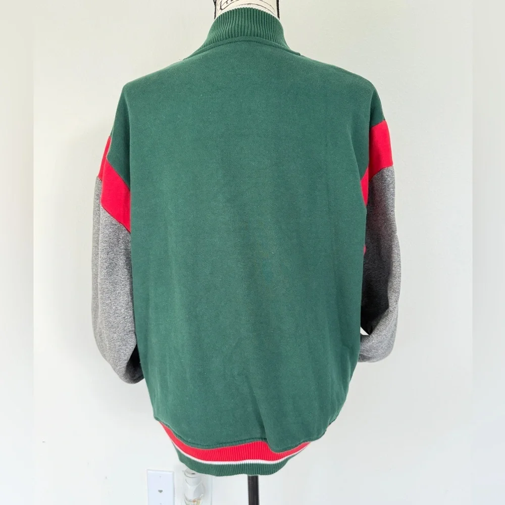 Mitchell & Ness Seattle Super Sonics Varsity Jacket Hardwood Classics Sz L - Picture 12 of 16